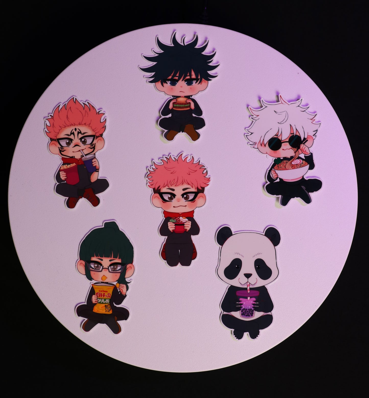 Jujutsu Kaisen Chibi stickers (6 pack!)